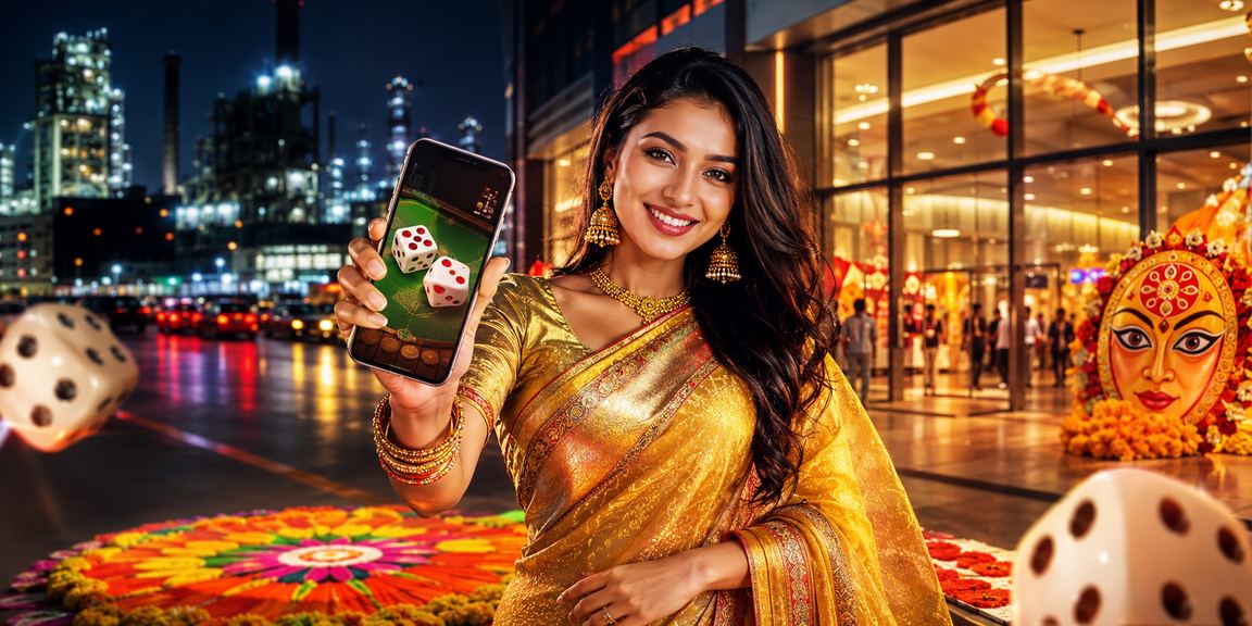 গাজীপুর এলাকার ডাইস গেম খেলছেন একজন শাড়ি পরিহিত নারী